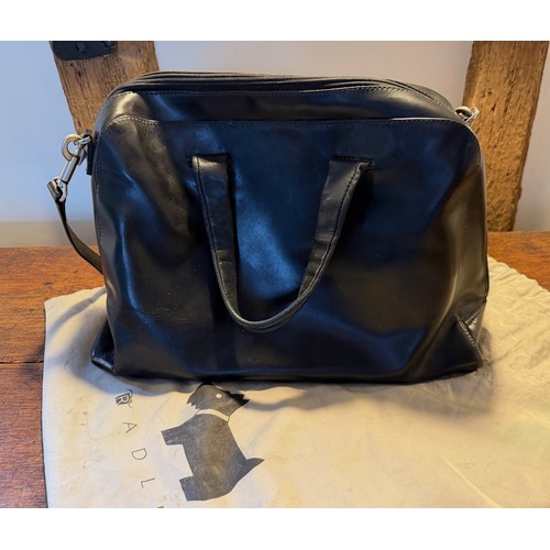 202 - Vintge fashions, accessories, a leather Radley handbag, with origional storage bag.

This lot is ava... 