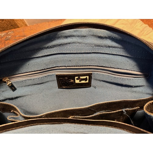 202 - Vintge fashions, accessories, a leather Radley handbag, with origional storage bag.

This lot is ava... 