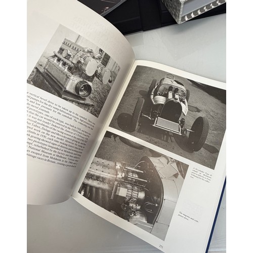 237 - Books, Automobilia, Art, a collection of stunning books relating to Bugatti cars, Bugatti Magnum lim... 