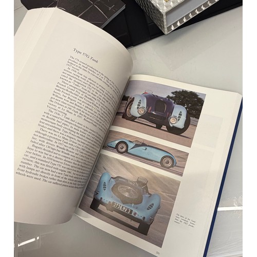 237 - Books, Automobilia, Art, a collection of stunning books relating to Bugatti cars, Bugatti Magnum lim... 