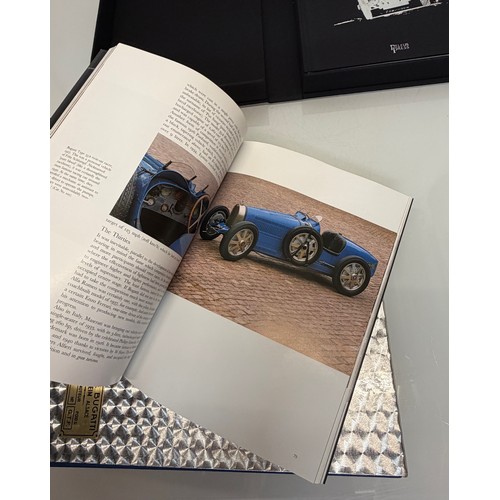 237 - Books, Automobilia, Art, a collection of stunning books relating to Bugatti cars, Bugatti Magnum lim... 