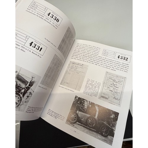 237 - Books, Automobilia, Art, a collection of stunning books relating to Bugatti cars, Bugatti Magnum lim... 