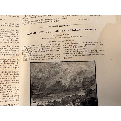 353 - Ephemera, Victorian illustrated magazines ,The Boys Own paper 1897 1899, includes Australian cricket... 
