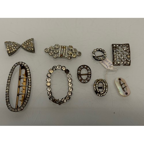 383 - A collection of buckles, from Georgian to Art Deco.

This lot is available for in-house shipping.