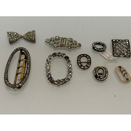 383 - A collection of buckles, from Georgian to Art Deco.

This lot is available for in-house shipping.