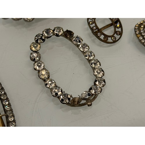 383 - A collection of buckles, from Georgian to Art Deco.

This lot is available for in-house shipping.