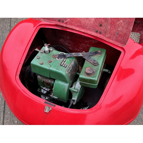 229 - Automobilia, racing car, toy car,  pedal car, a Jaguar XKSS ride in petrol engined Cheetah Cub from ... 