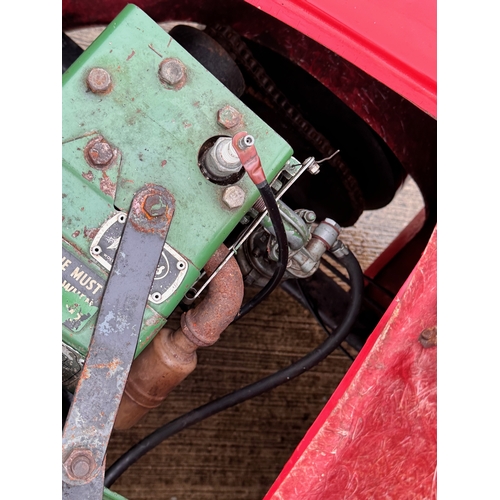 229 - Automobilia, racing car, toy car,  pedal car, a Jaguar XKSS ride in petrol engined Cheetah Cub from ... 