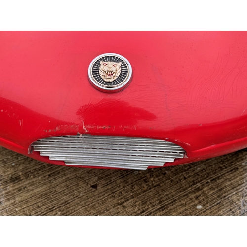 229 - Automobilia, racing car, toy car,  pedal car, a Jaguar XKSS ride in petrol engined Cheetah Cub from ... 