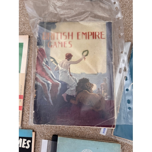 473 - Sporting ephemera, progammes, tickets, a collection of Athletics and olympics ephemera.

This lot is... 