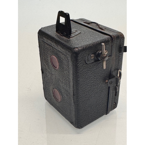 483 - Cameras, a Ziess Ikon Baby Box Camera.

This lot is available for in-house shipping