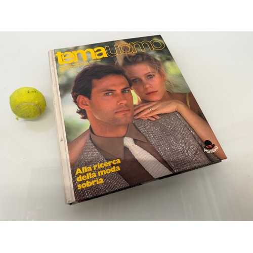 204 - Vintage Fashions, a manufactuers catalogue for 1980 gents clothing, with material samples inside.

T... 