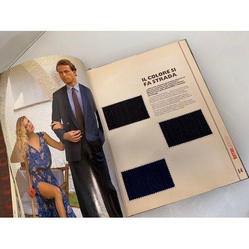 204 - Vintage Fashions, a manufactuers catalogue for 1980 gents clothing, with material samples inside.

T... 