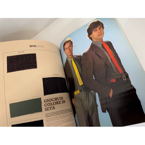 204 - Vintage Fashions, a manufactuers catalogue for 1980 gents clothing, with material samples inside.

T... 