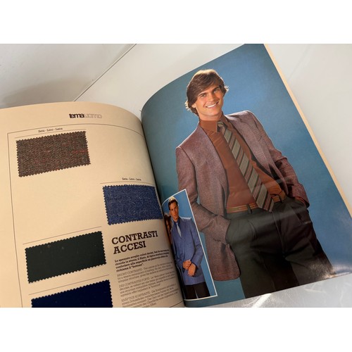 204 - Vintage Fashions, a manufactuers catalogue for 1980 gents clothing, with material samples inside.

T... 