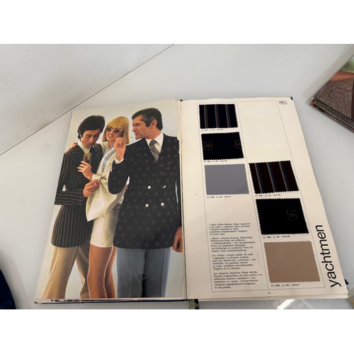 205 - Vintage Fashions, a manufactuers catalogue for 1973 gents clothing, with material samples inside.

T... 
