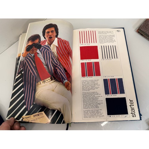 205 - Vintage Fashions, a manufactuers catalogue for 1973 gents clothing, with material samples inside.

T... 