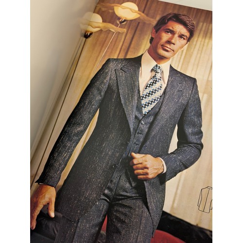 206 - Vintage Fashions, a manufactuers catalogue for 1976 gents clothing, with design samples inside.

Thi... 