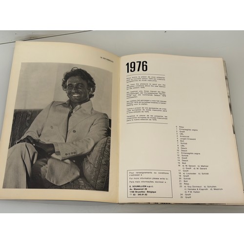 206 - Vintage Fashions, a manufactuers catalogue for 1976 gents clothing, with design samples inside.

Thi... 