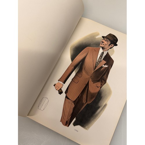 210 - Vintage Fashions, a manufactuers catalogue for 1970 gents clothing, with design illustrations inside... 