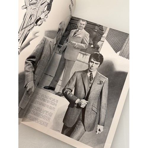 210 - Vintage Fashions, a manufactuers catalogue for 1970 gents clothing, with design illustrations inside... 