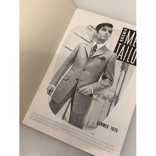 210 - Vintage Fashions, a manufactuers catalogue for 1970 gents clothing, with design illustrations inside... 