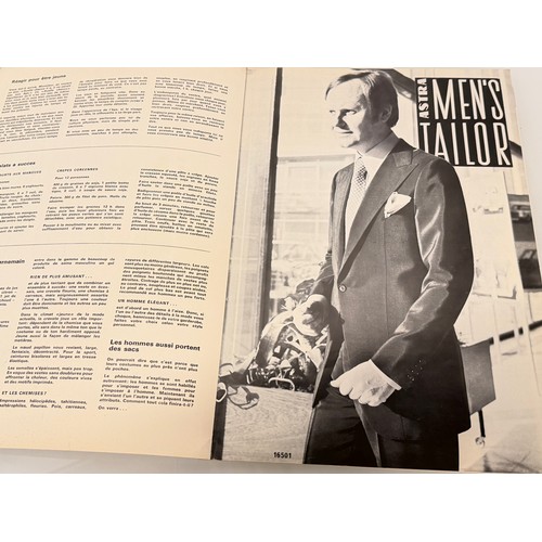 211 - Vintage Fashions, a manufactuers catalogue for 1974 gents clothing, with design illustrations inside... 