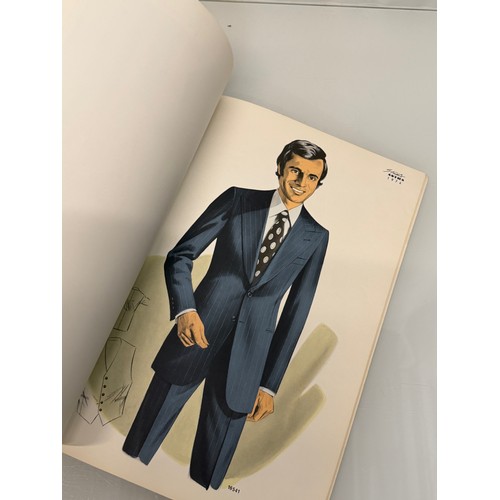 211 - Vintage Fashions, a manufactuers catalogue for 1974 gents clothing, with design illustrations inside... 