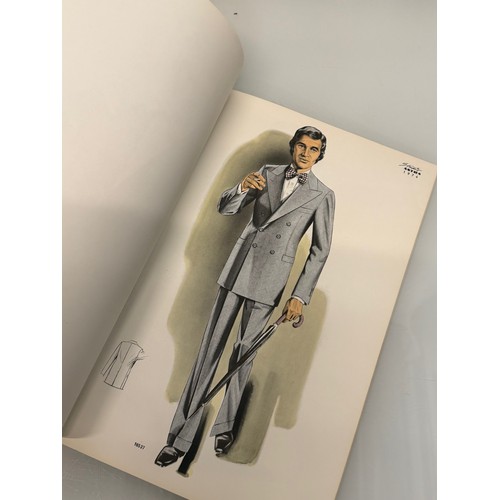 211 - Vintage Fashions, a manufactuers catalogue for 1974 gents clothing, with design illustrations inside... 