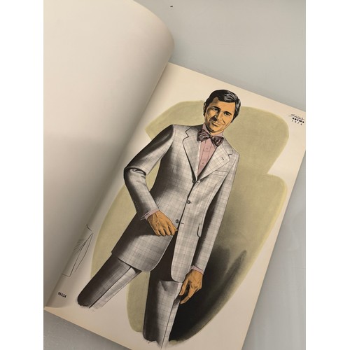211 - Vintage Fashions, a manufactuers catalogue for 1974 gents clothing, with design illustrations inside... 