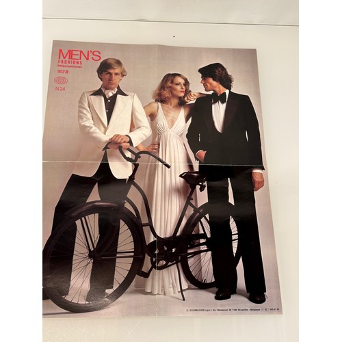 207 - Vintage Fashions, a manufactuers poster for 1978 gents clothing. 

This lot is available for in-hous... 