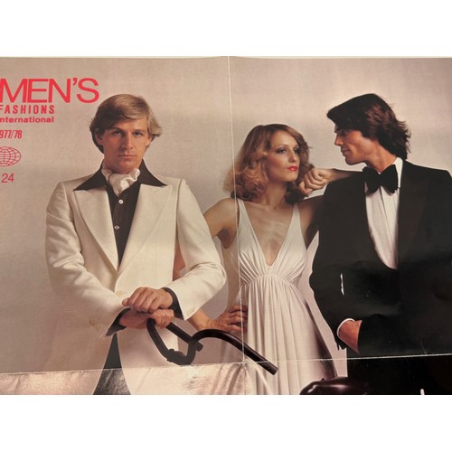 207 - Vintage Fashions, a manufactuers poster for 1978 gents clothing. 

This lot is available for in-hous... 