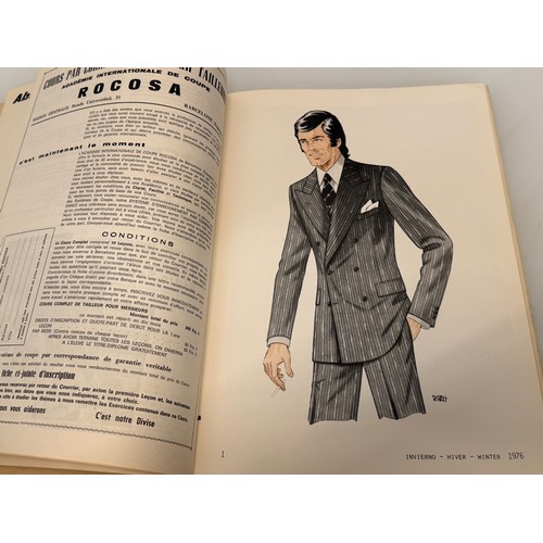 209 - Vintage Fashions, a manufactuers catalogue for 1976 gents clothing, with illustrated designs inside.... 