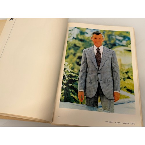 209 - Vintage Fashions, a manufactuers catalogue for 1976 gents clothing, with illustrated designs inside.... 