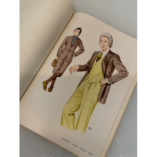 209 - Vintage Fashions, a manufactuers catalogue for 1976 gents clothing, with illustrated designs inside.... 