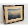 Canadian Art, Cove framed original signed by the artist Markgraf, 28 cm ...