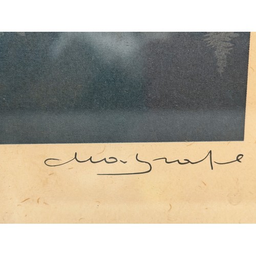 Canadian Art, Cove framed original signed by the artist Markgraf, 28 cm ...