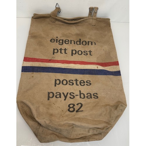 French Post storage sack with handling straps. This lot is available ...