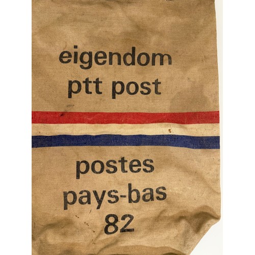 French Post storage sack with handling straps. This lot is available ...