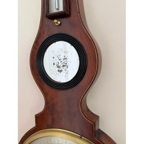Decorative furnishings, Football interest, a Mahogany cased hanging ...