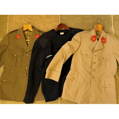 Clothing, military, police, jackets and a jumper. This lot is available ...