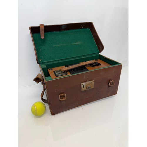 Scientific instruments, a large cased early electrical testing tools ...