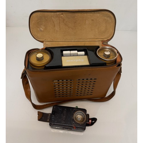Militaria, electronics, hi fi, a Murphy portable transistor radio and a ...