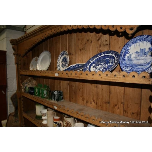 Top shelf of plates & plaques