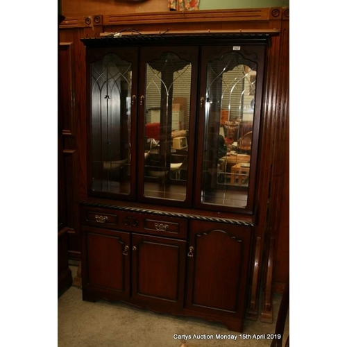 52 - 3 Door Modern Display Cabinet