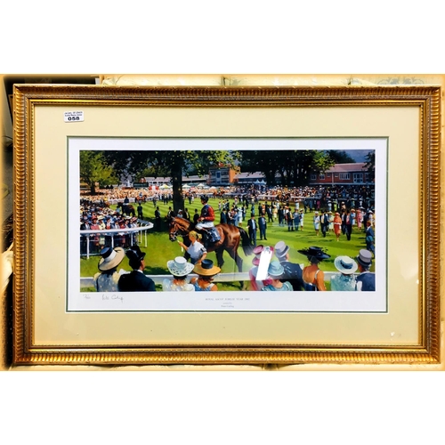 58 - Royal Ascot 2002 Peter Curling Print Limited Edition 86x56cm