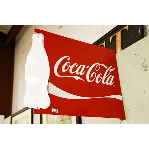 58 - Double Sided Coca Cola Sign