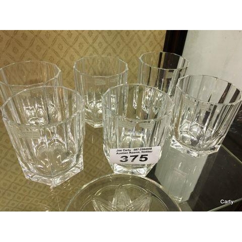 375 - 6 Whiskey Tumblers