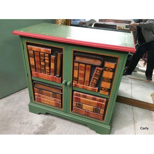 396 - Painted 2 Door Childs Chest