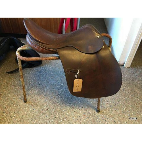 404 - 16Inch Leather Riding Saddle